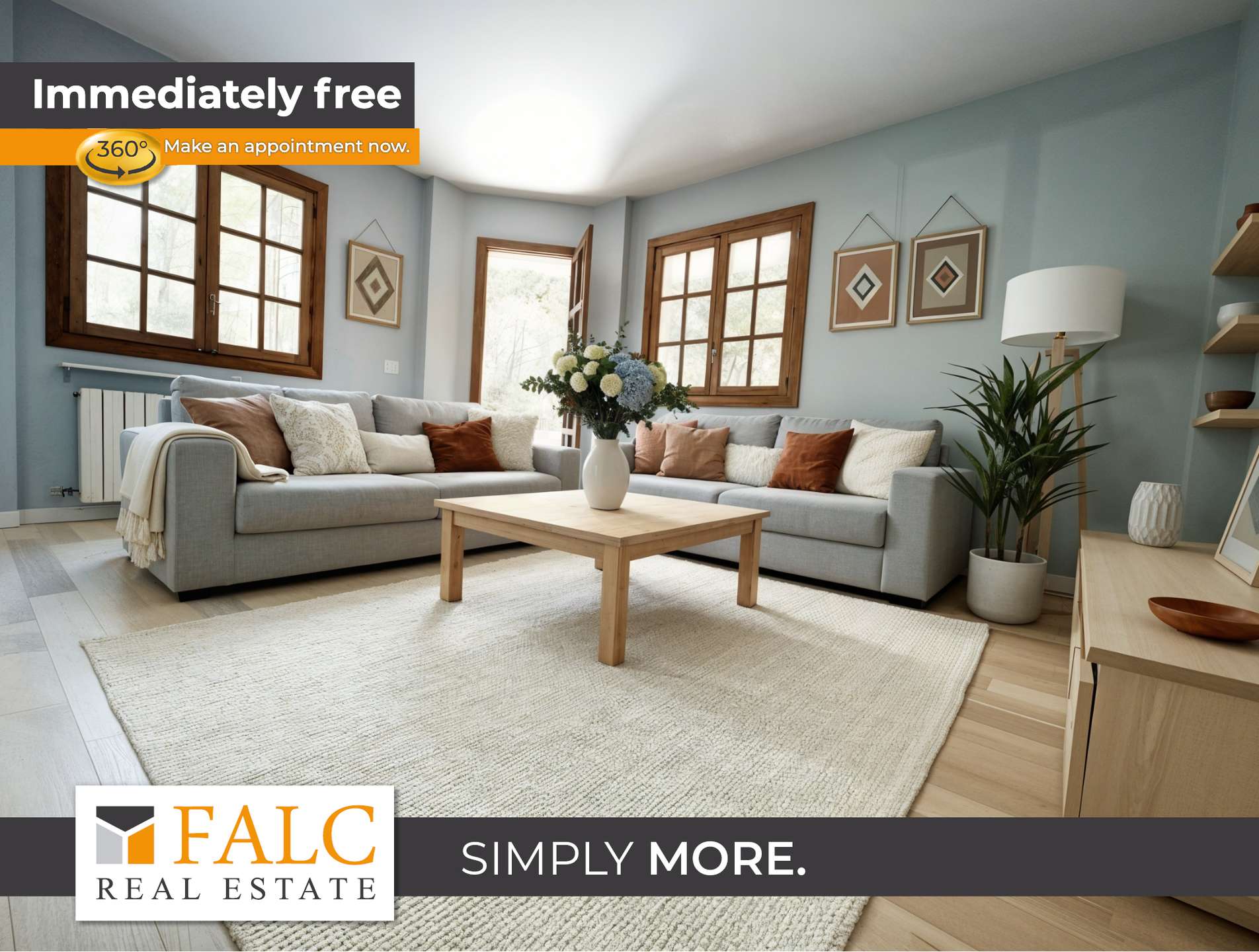 Wohnzimmer - virtual Staging